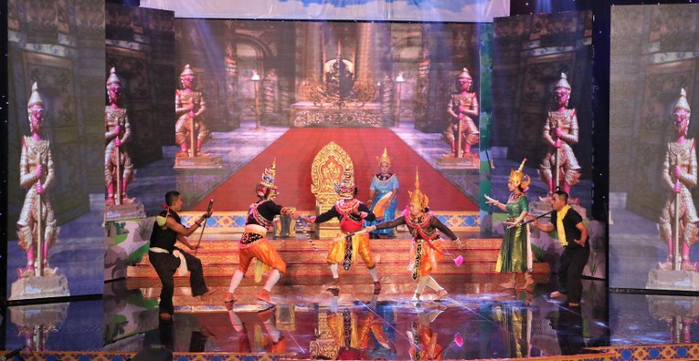 Nghệ thuật s&acirc;n khấu R&ocirc; Băm. Nguồn: VOV.