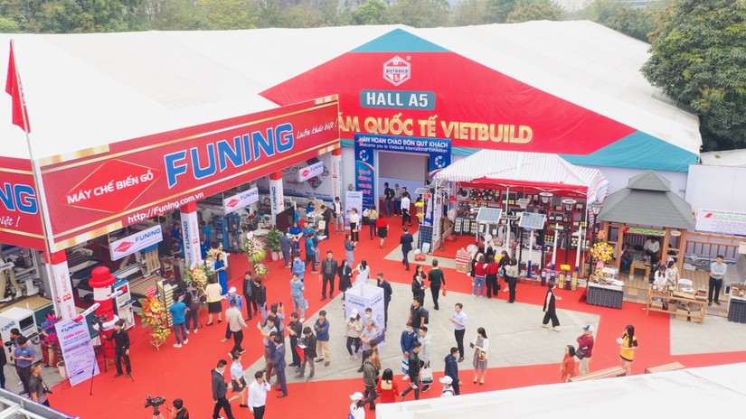Triển l&atilde;m Quốc tế Vietbuild 2023 lần thứ nhất tại H&agrave; Nội. Nguồn: VIETBUILD.