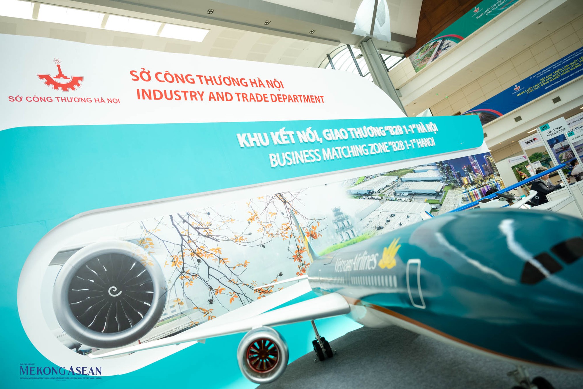 Một số m&ocirc; h&igrave;nh m&aacute;y bay trưng b&agrave;y tại triển l&atilde;m.