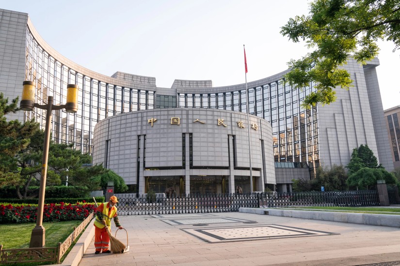 Ng&acirc;n h&agrave;ng Nh&acirc;n d&acirc;n Trung Quốc (PBOC) - ng&acirc;n h&agrave;ng trung ương của quốc gia n&agrave;y. Ảnh: Bloomberg