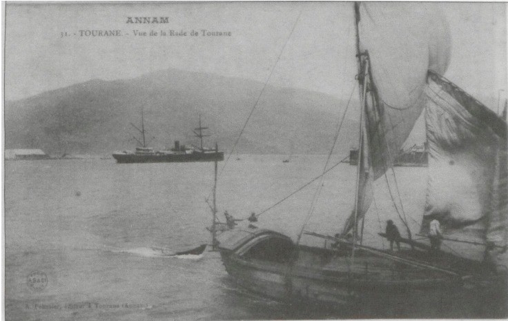 Quang cảnh v&ugrave;ng biển Đ&agrave; Nẵng thời vua Minh Mạng. Ảnh: TTLTQGI.