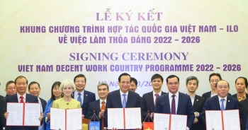 Ký khung Chương trình hợp tác Quốc gia Việt Nam – ILO về việc làm thỏa đáng