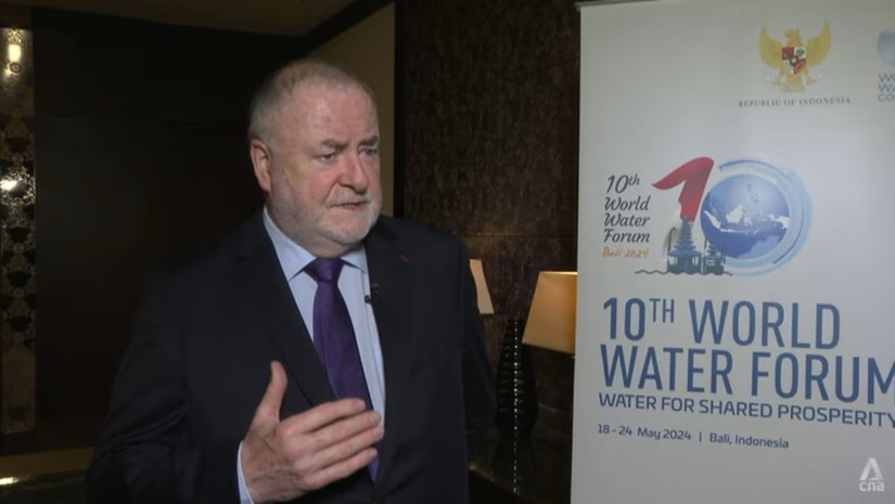 Chủ tịch Hội đồng Nước Thế giới (WWC) Loic Fauchon. Ảnh: CNA