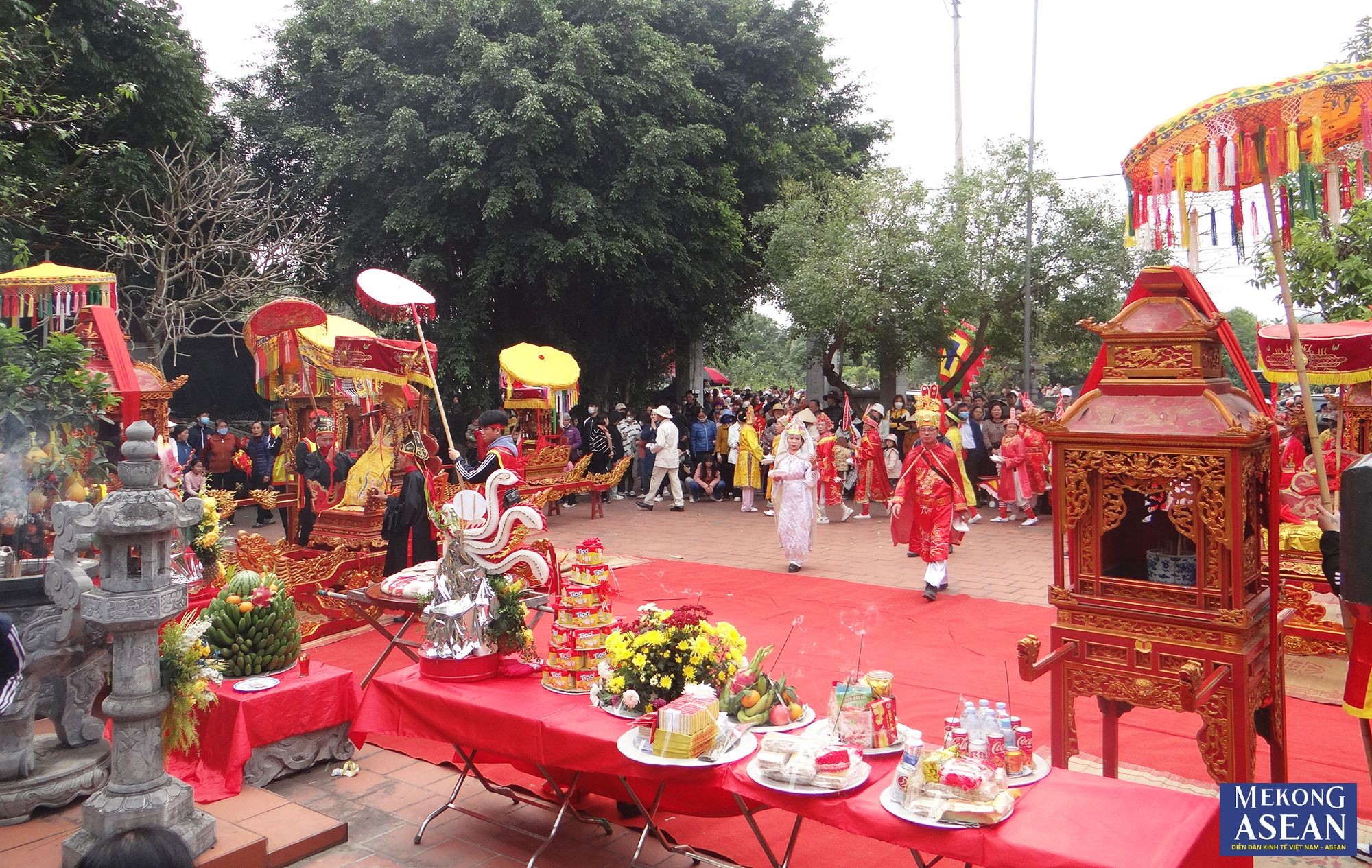 Lễ hội truyền thống đền Cao năm 2024 diễn ra trong 3 ng&agrave;y từ 2 - 4/3 (22 - 24 th&aacute;ng Gi&ecirc;ng).