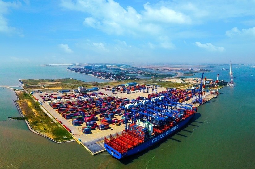Cảng container quốc tế T&acirc;n Cảng Hải Ph&ograve;ng. Ảnh: Haiphong.gov