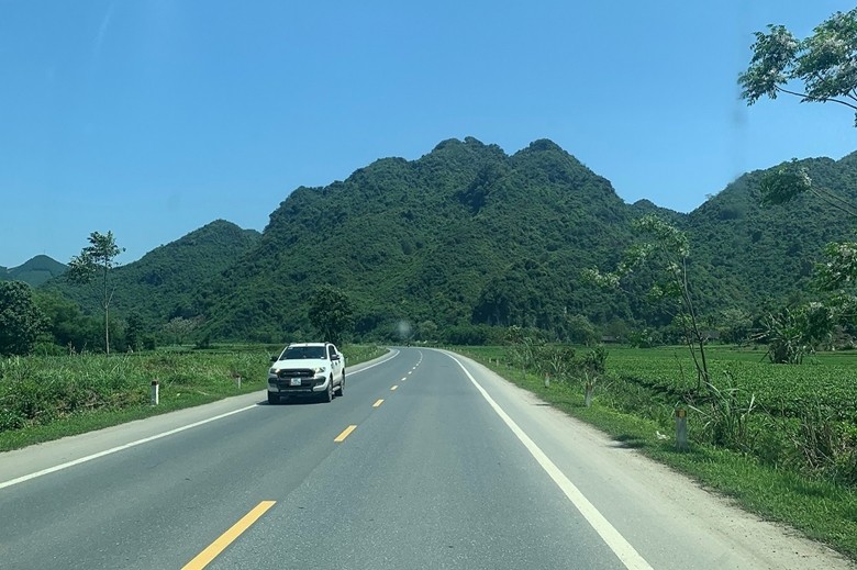 Một đoạn đường tuyến Th&aacute;i Nguy&ecirc;n - Bắc Kạn. Nguồn; Cổng TTĐT tỉnh Bắc Kạn.