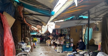 Hà Nội: Chợ Mai Động đìu hiu, vắng vẻ trước ngày đóng cửa
