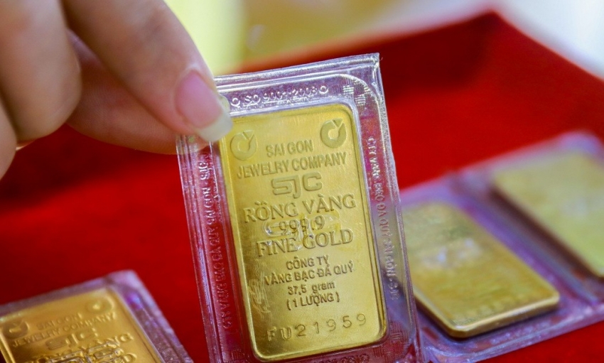 Giá vàng giảm hai nhịp trong ngày, mất 6 triệu đồng/lượng