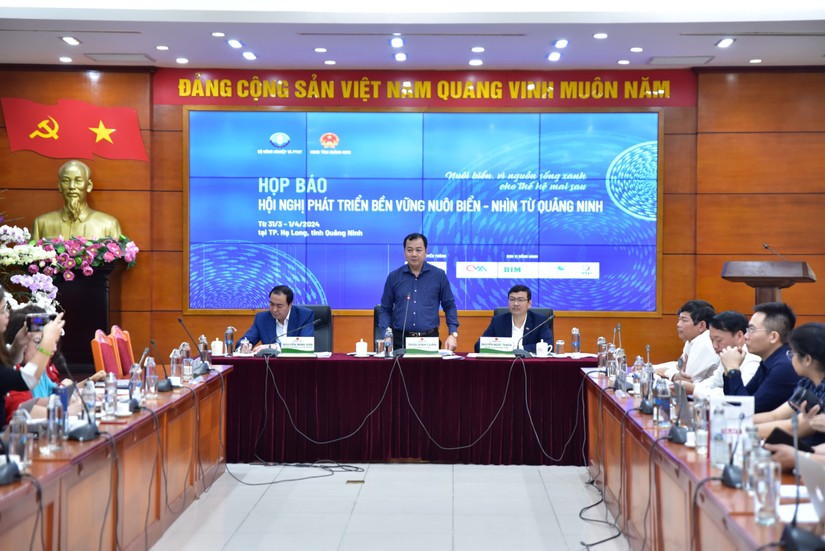 To&agrave;n cảnh buổi họp b&aacute;o th&ocirc;ng tin về Hội nghị. Ảnh: BTC