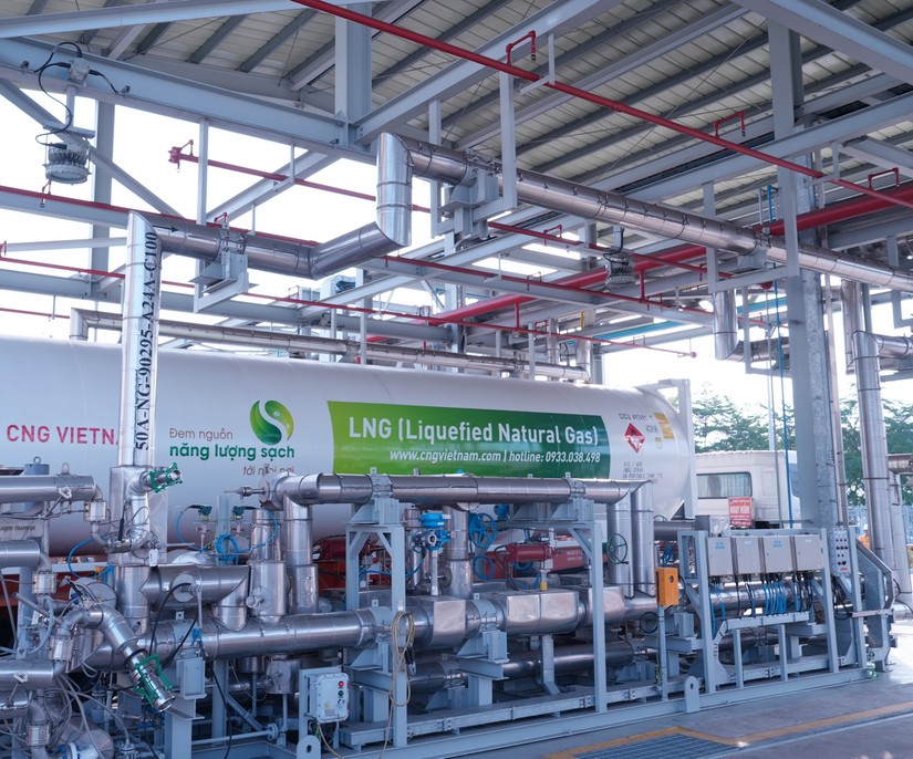 Trạm nạp LNG Thị Vải. Nguồn: PV GAS.