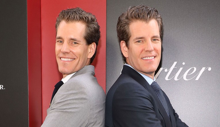 CEO Gemini, cặp sinh đ&ocirc;i tỷ ph&uacute; Cameron v&agrave; Tyler Winklevoss. Ảnh: Getty Images