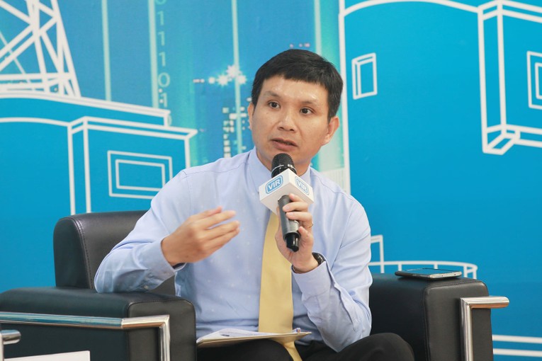 &Ocirc;ng H&agrave; Đăng Sơn, Gi&aacute;m đốc Trung t&acirc;m Nghi&ecirc;n cứu Năng lượng v&agrave; Tăng trưởng xanh tại hội thảo.