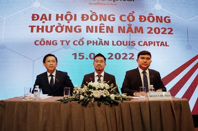 Quang cảnh ĐHĐCĐ thường ni&ecirc;n Louis Captial 2022. Ảnh: M.H