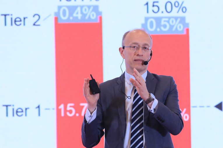 Tổng Gi&aacute;m đốc Techcombank Jens Lottner.