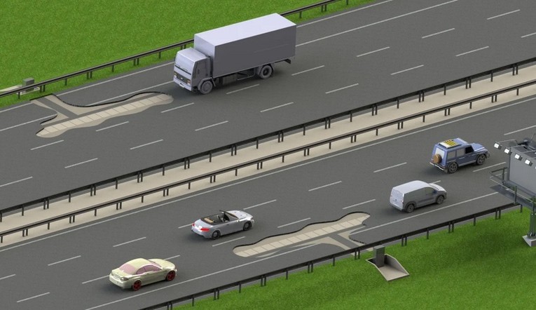 M&ocirc; phỏng đường sạc điện của c&ocirc;ng ty Magment.