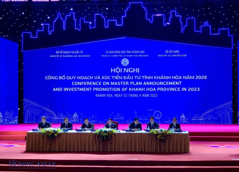 Hội nghị c&ocirc;ng bố Quy hoạch v&agrave; X&uacute;c tiến đầu tư tỉnh Kh&aacute;nh H&ograve;a năm 2023 diễn ra tốt đẹp. Ảnh: V&otilde; Quyền