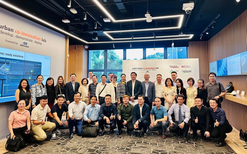 C&aacute;c đại biểu tham dự tọa đ&agrave;m &ldquo;Việt Nam - Singapore: Logistics, Thương mại v&agrave; Kết nối&rdquo; tại Singapore ng&agrave;y 5/4.