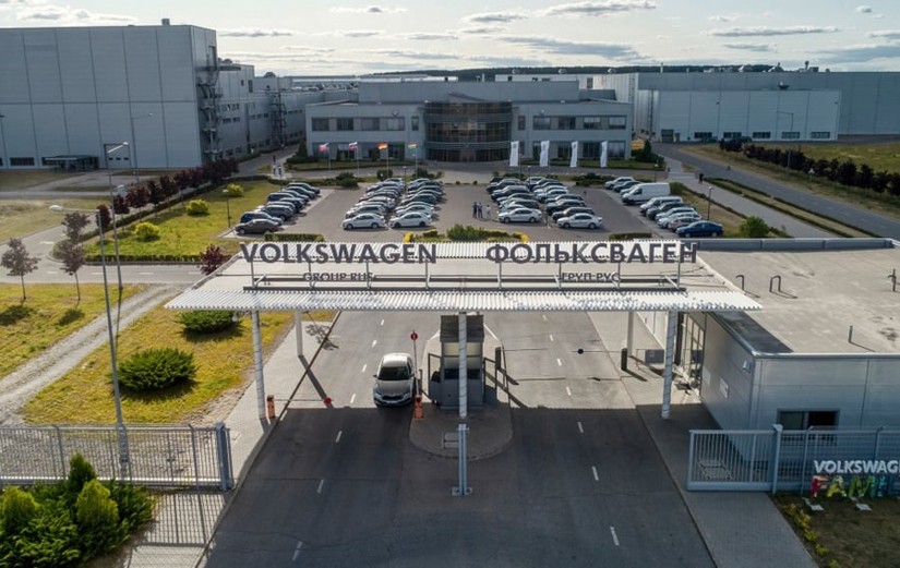 Nh&agrave; m&aacute;y của Volkswagen tại Kaluga, Nga. Ảnh: VW