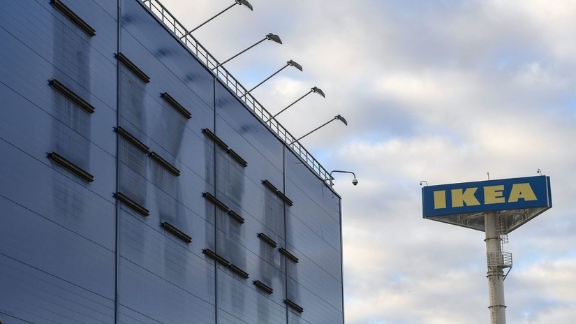 Cửa h&agrave;ng nội thất Thụy Điển IKEA tại Nga. Ảnh: Sputnik