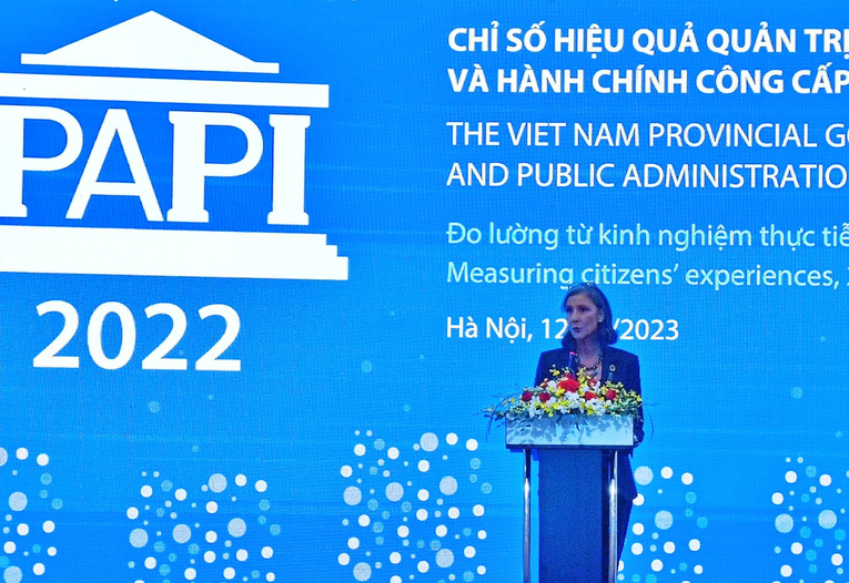 B&agrave; Ramla Khalidi, Trưởng Đại diện thường tr&uacute; Chương tr&igrave;nh Ph&aacute;t triển Li&ecirc;n Hợp Quốc tại Việt Nam.