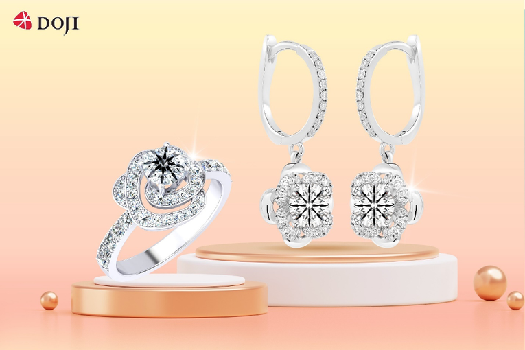 Trang sức kim cương 8 Hearts &amp;amp;amp;amp; 8 Arrows gửi gắm nguồn năng lượng t&iacute;ch cực, mang lại may mắn cho chủ sở hữu