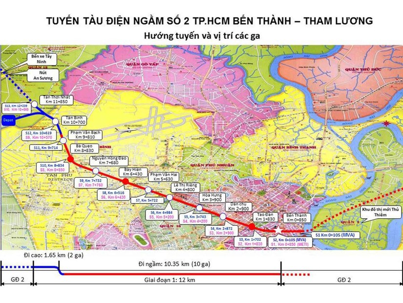 Gia hạn thời gian ho&agrave;n th&agrave;nh tuyến metro Bến Th&agrave;nh - Tham Lương đến năm 2030.
