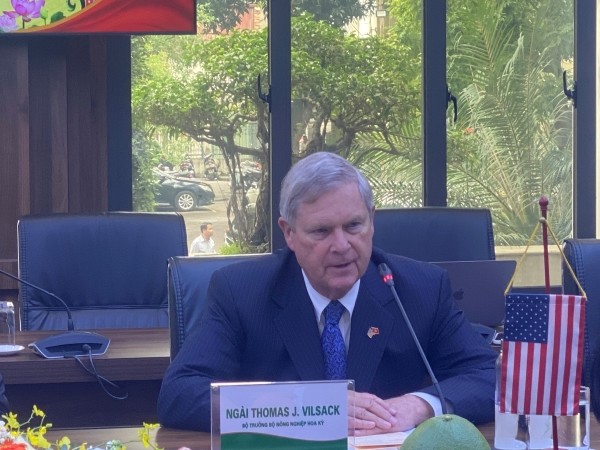 Bộ trưởng N&ocirc;ng nghiệp Hoa Kỳ &Ocirc;ng Thomas Vilsack. Ảnh: Mard.