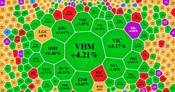 Cổ phiếu bất động sản ‘lập công’, DIG tím trần với thanh khoản dẫn đầu