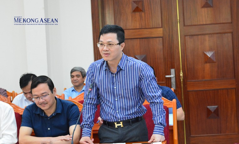 Cục trưởng Cục Th&uacute; y Nguyễn Văn Long ph&aacute;t biểu tại buổi họp giao ban s&aacute;ng ng&agrave;y 2/4. Ảnh: L&ecirc; Hồng Nhung - Mekong ASEAN