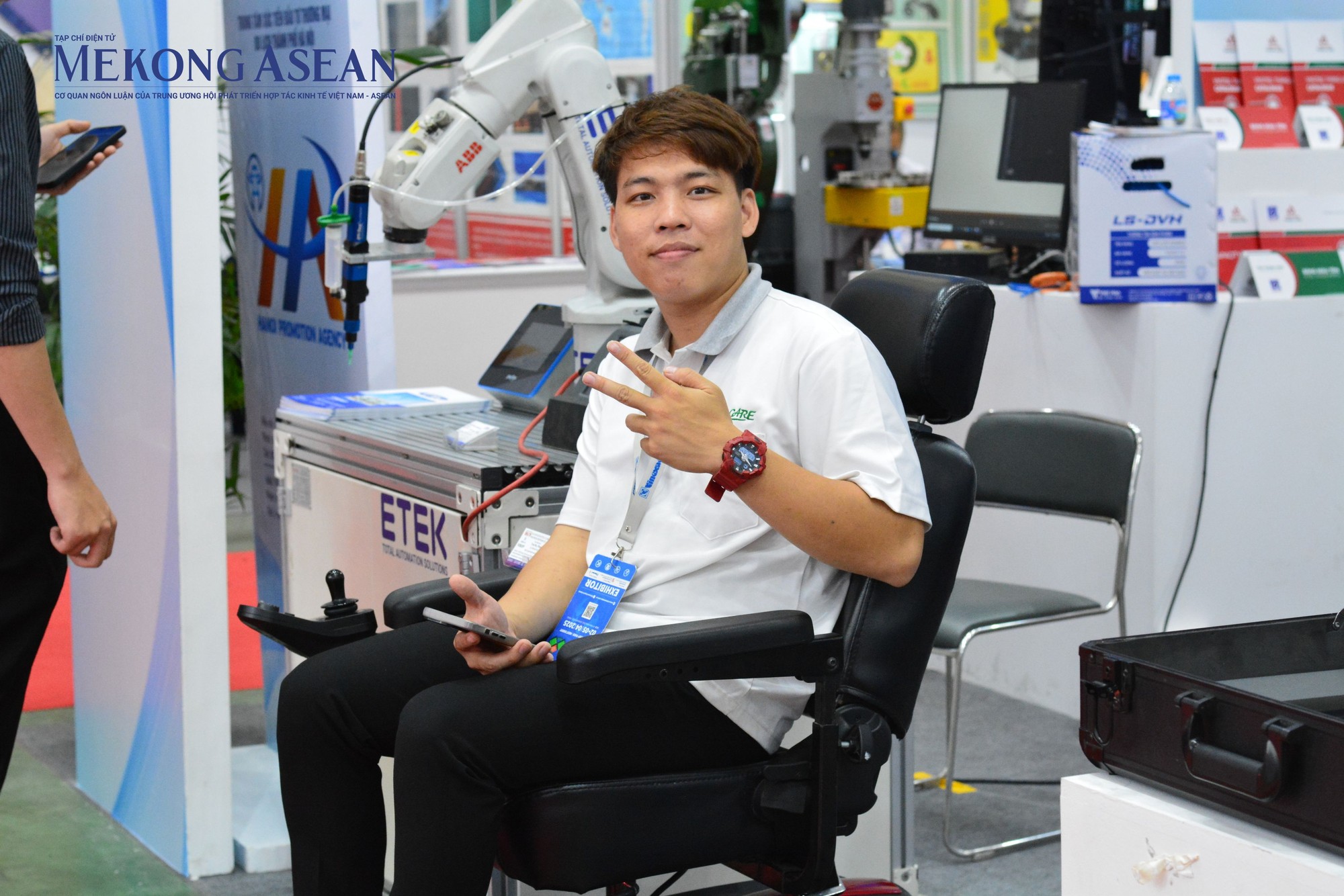 Sản phẩm xe lăn của một doanh nghiệp Việt. Ảnh: L&ecirc; Hồng Nhung - Mekong ASEAN