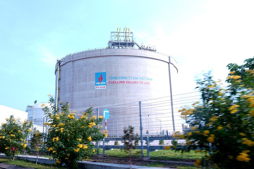 Bồn chứa LNG của PV GAS. Nguồn: PV GAS.