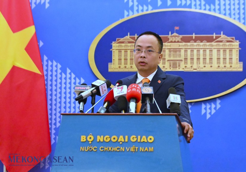 Ph&oacute; ph&aacute;t ng&ocirc;n Bộ Ngoại giao Đo&agrave;n Khắc Việt. Ảnh: Đỗ Thảo - Mekong ASEAN