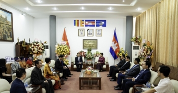Hội VASEAN chúc Tết cổ truyền Chol Chnam Thmay tại Đại sứ quán Campuchia