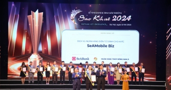 SeAMobile Biz của SeABank được vinh danh tại giải thưởng Sao Khuê