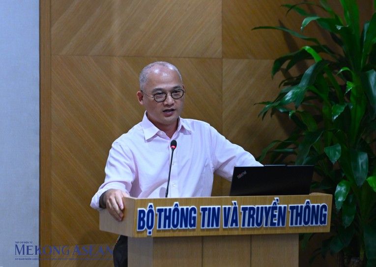 &Ocirc;ng Trịnh Minh Mạnh, Ph&oacute; Vụ trưởng Vụ ASEAN (Bộ Ngoại giao). Ảnh: Đỗ Thảo/Mekong ASEAN