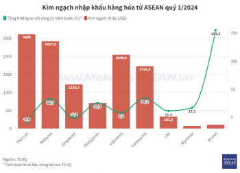 Indonesia là thị trường nhập khẩu lớn thứ 3 của Việt Nam trong ASEAN