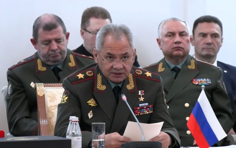 Bộ trưởng Quốc ph&ograve;ng Nga Sergei Shoigu. Ảnh: RT