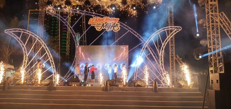 Nghi thức khai trương m&ugrave;a du lịch biển Đ&agrave; Nẵng 2022.