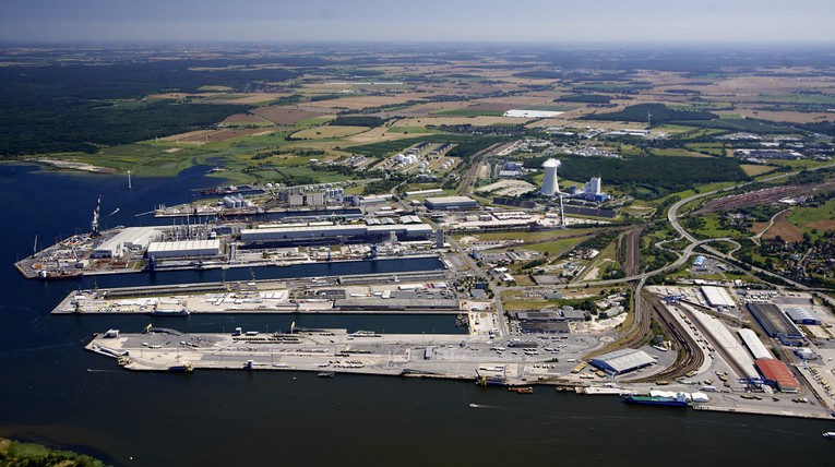 Cảng Rostock của Đức. Ảnh: Rostock Port