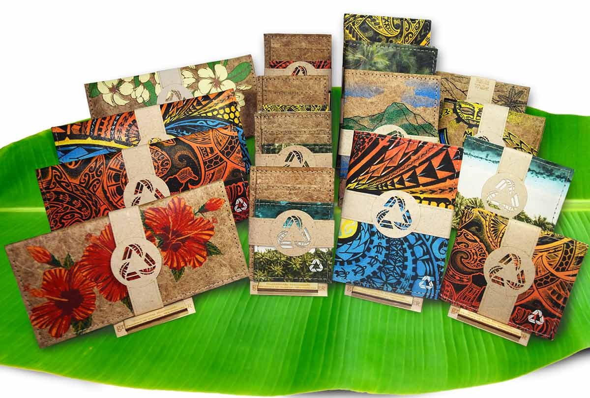 Sợi musa c&oacute; thể được d&ugrave;ng để sản xuất ra nhiều loại sản phẩm với chất liệu kh&aacute;c nhau. Ảnh: Green Banana Paper