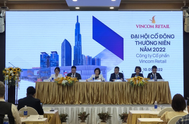 Đại hội cổ đ&ocirc;ng Vincom Retail. Ảnh: Thảo Ng&acirc;n.