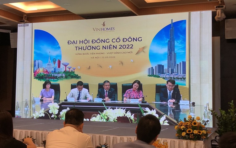 Đại hội cổ đ&ocirc;ng CTCP Vinhomes 2022. Ảnh: Thảo Ng&acirc;n