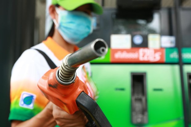 Một trạm bơm xăng sinh học E20 tại Th&aacute;i Lan. Nguồn: Bangkok Post.