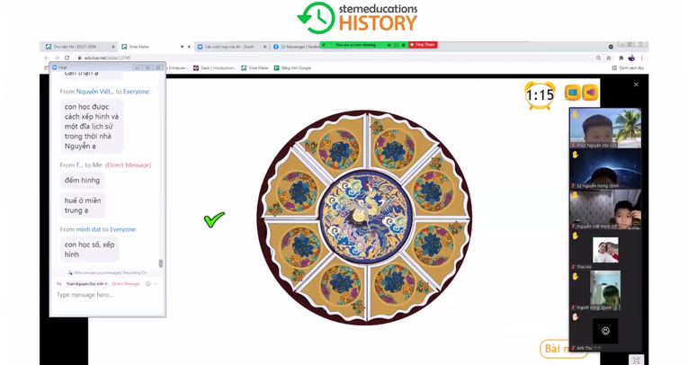 T&iacute;ch hợp m&ocirc;n h&igrave;nh học v&agrave; m&ocirc;n lịch sử đem lại những trải nghiệm th&uacute; vị cho học sinh.