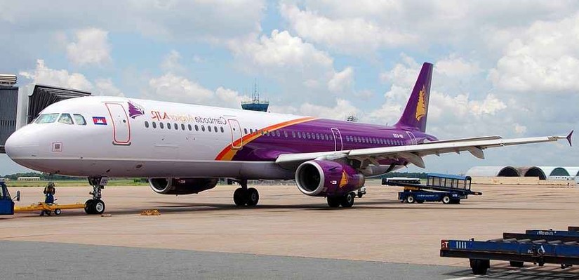 H&atilde;ng h&agrave;ng kh&ocirc;ng Cambodia Angkor Air của Campuchia.