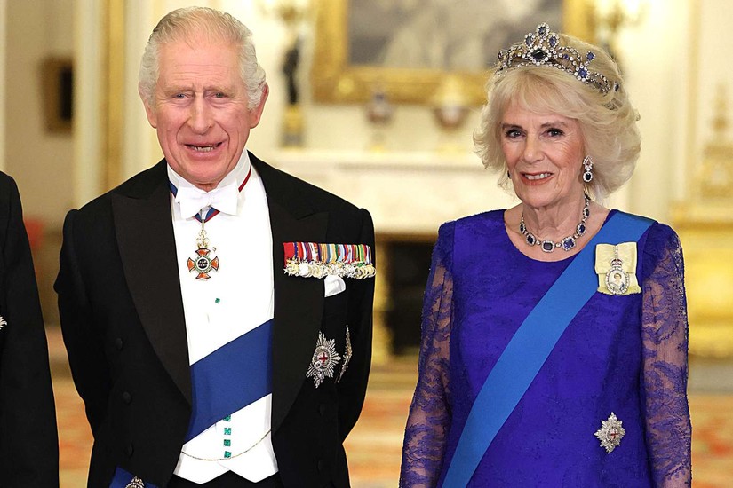 Vua Charles III v&agrave; Vương hậu Camilla. Ảnh: Getty Images