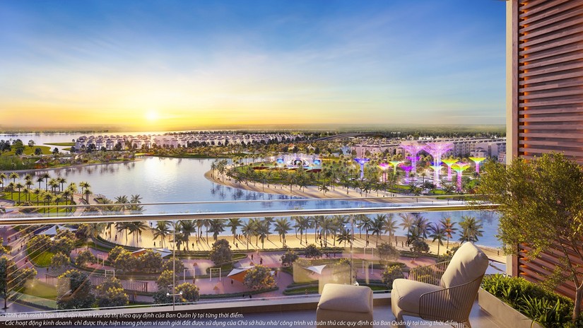 Căn hộ Glory Heights được thiết kế với ban c&ocirc;ng k&iacute;nh tr&agrave;n panorama mang vẻ đẹp sang trọng v&agrave; mở ra kh&ocirc;ng gian tho&aacute;ng đạt