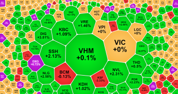 Nhóm bất động sản kéo VN-Index lên sát mốc 1.060, DXG dẫn đầu thanh khoản