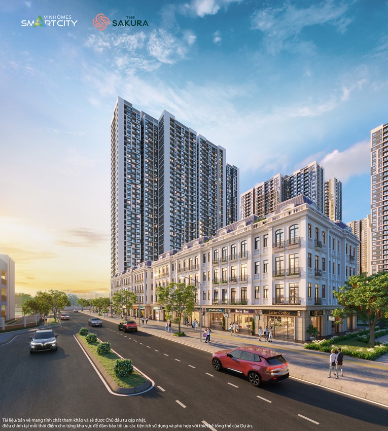 SA5 The Sakura tọa lạc tại giao lộ v&agrave;ng của nhiều tuyến đường trọng điểm nối liền khu T&acirc;y với trung t&acirc;m H&agrave; Nội.