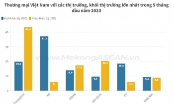 Việt Nam xuất siêu gần 10 tỷ USD trong 5 tháng đầu 2023